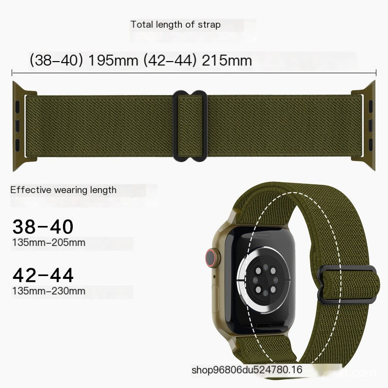 Elastic Nylon Woven Loop Band for Apple Watch