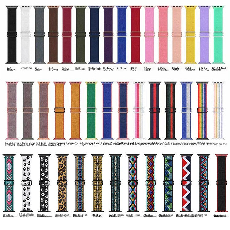 Elastic Nylon Woven Loop Band for Apple Watch